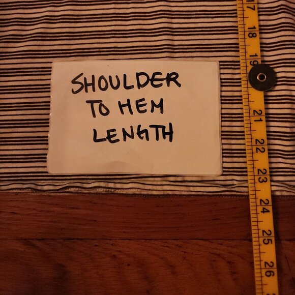 STUSSY Brown Striped Long Sleeve Turtleneck Tee - Picture 10 of 11